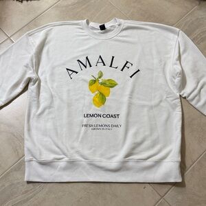 Target White Amalfi Sweatshirt
